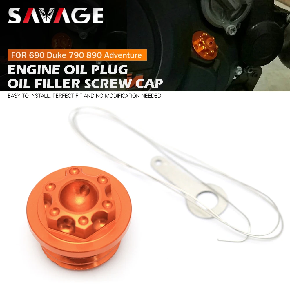 

Engine Oil Filler Cap Screw Plug Cover For 690 SMC Enduro R 790 Duke 890 Adventure 990 950 Supermoto 1290 Super Duke 640 LC4