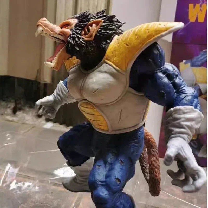 Dragon Ball 40cm Version Of Vegeta Great Ape 2 Generation Of Gorilla Vegeta Great Ape Hand Office Action Figures Model Toy Gift