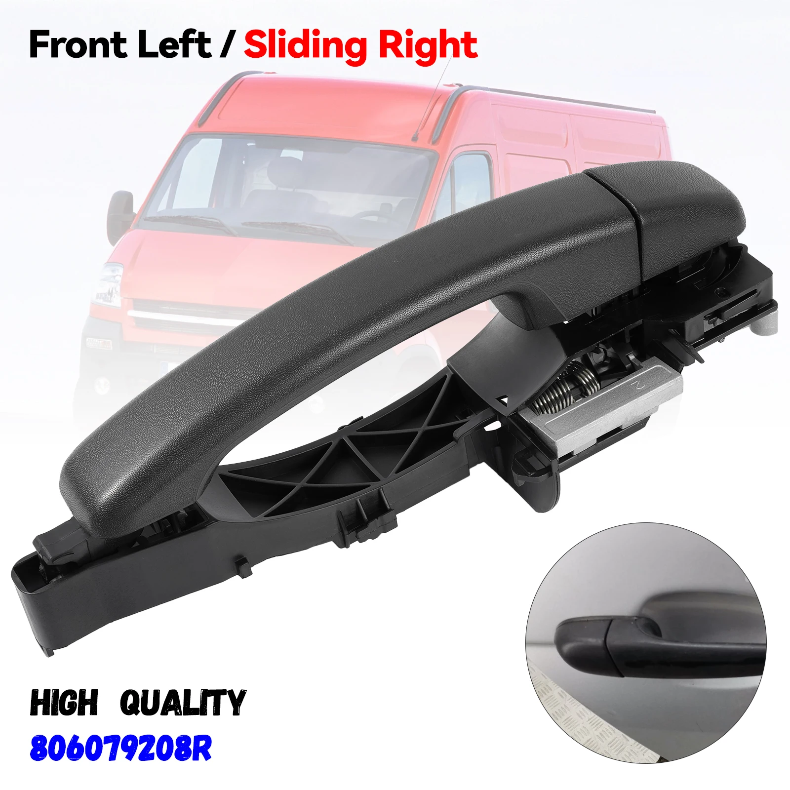 Door Sliding Handle Right Side Door Exterior Handle Holder / Handle Kit For Nissan NV400 2010 - 2016 806078197R Bracket Carrier