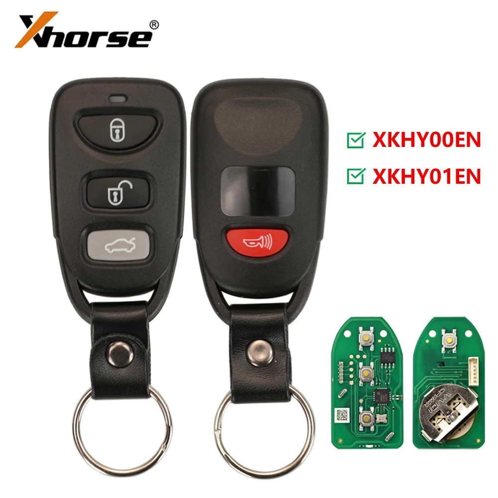 1pcs Xhorse Universal VVDI Wire Remote Control XKHY00EN XKHY01EN Car Key For Hyundai English Version VVDI Mini Key Tool VVDI2