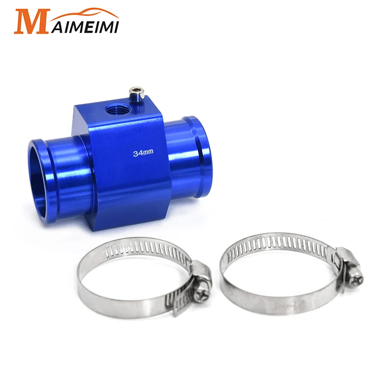 1Pc Car Water Temp Gauge Radiator Temperature Water Temp Joint Pipe Sensor 40mm 38mm 36mm 34mm 32mm 30mm 28mm Hose Adapter