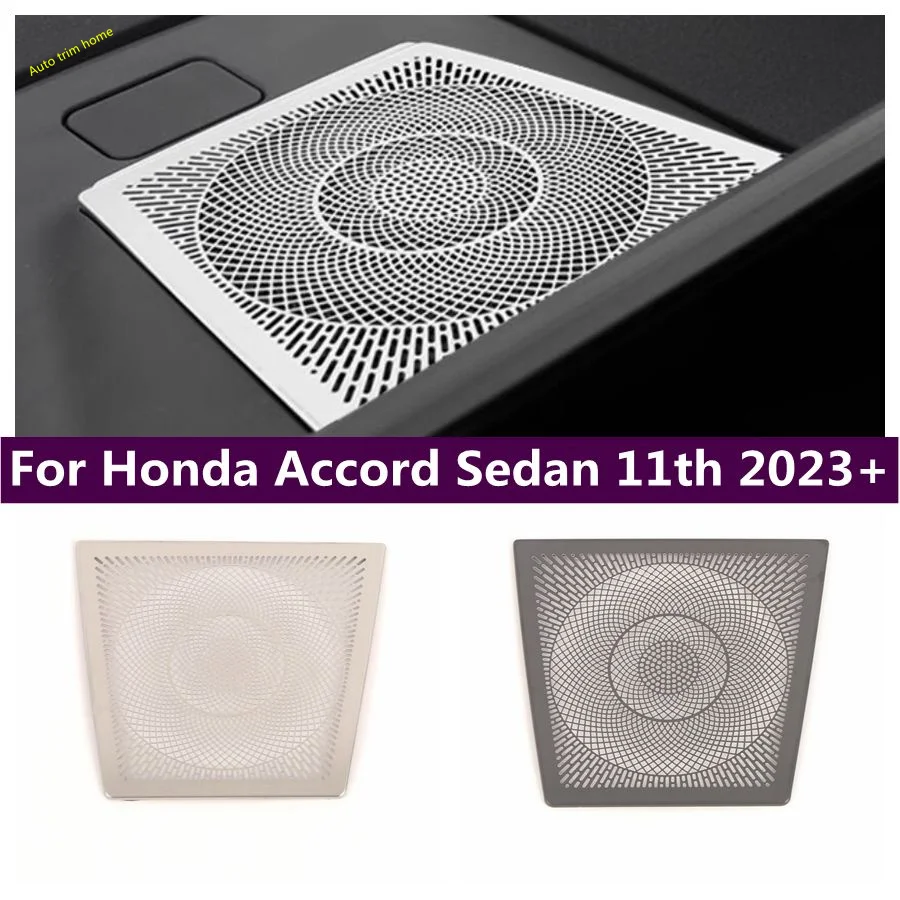 

Black / Silver Dashboard Back Multi-media Decoration Sequin Fit For Honda Accord Sedan 11th 2023 2024 Interior Accessories