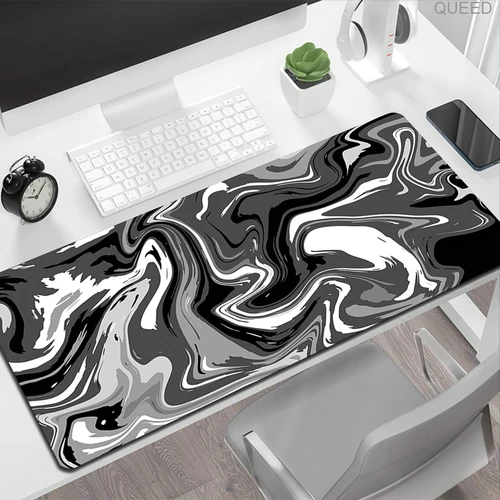 Strata Liquid-alfombrilla de ratón para ordenador portátil, alfombrilla grande XXL de 900x400 para teclado de Anime, decoración de escritorio