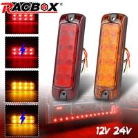 LED Side Marker Light 8 LED Indicator Light Clearance Lamp For Buses Trucks Trailers Lorries Semi Truck Van RV Car Boat 12V 24V