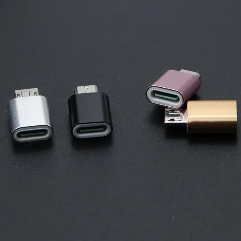 USB نوع C أنثى إلى مايكرو USB ذكر محول موصل نوع C مايكرو USB مهايئ شاحن V8 شحن محولات نقل البيانات