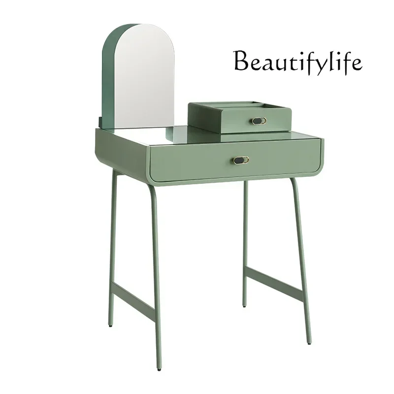 

vV Nordic light luxury dressing table Modern simple desk Master bedroom dressing table Makeup table with mirror