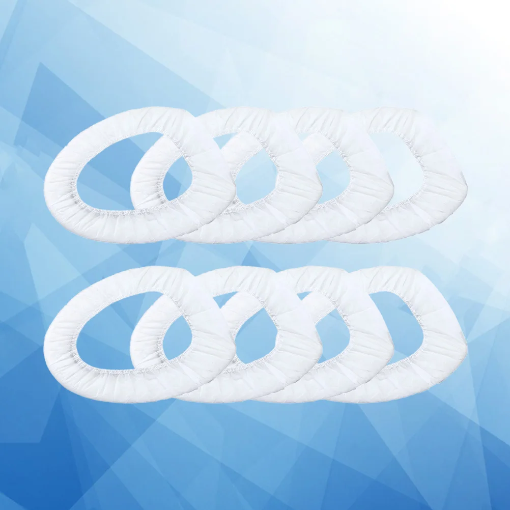 50 قطعة غير المنسوجة النسيج المتاح وسادة مقعد المرحاض مقاوم للماء عدم الانزلاق بساط للحمام السفر فندق Ktv اكسسوارات الحمام #6