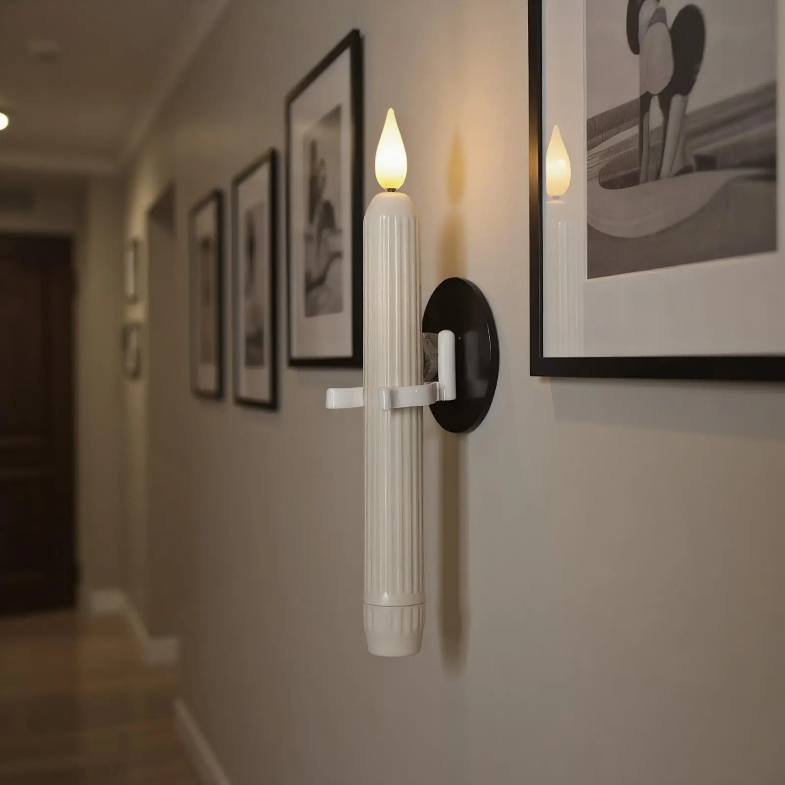 Window Candles LED Candles 7-inch Flameless Suction Lamp with Sensor for Indoor Use Thanksgiving Halloween Birthday Decor Living