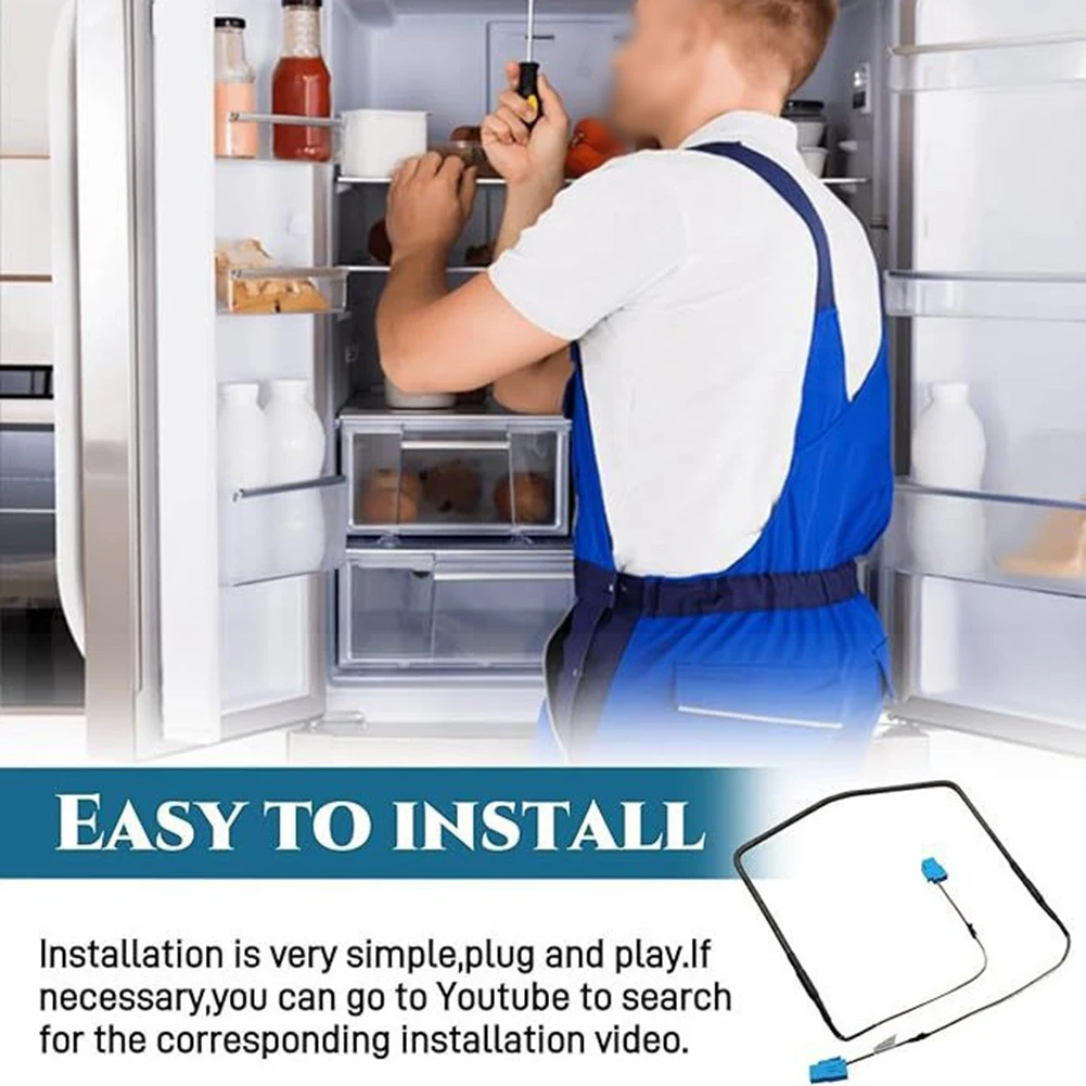DA4700244W Refrigerator Defrost Heater Replacement for Samsung Models RF263BEAESRAA RF4287HARSXAA Easy Installation