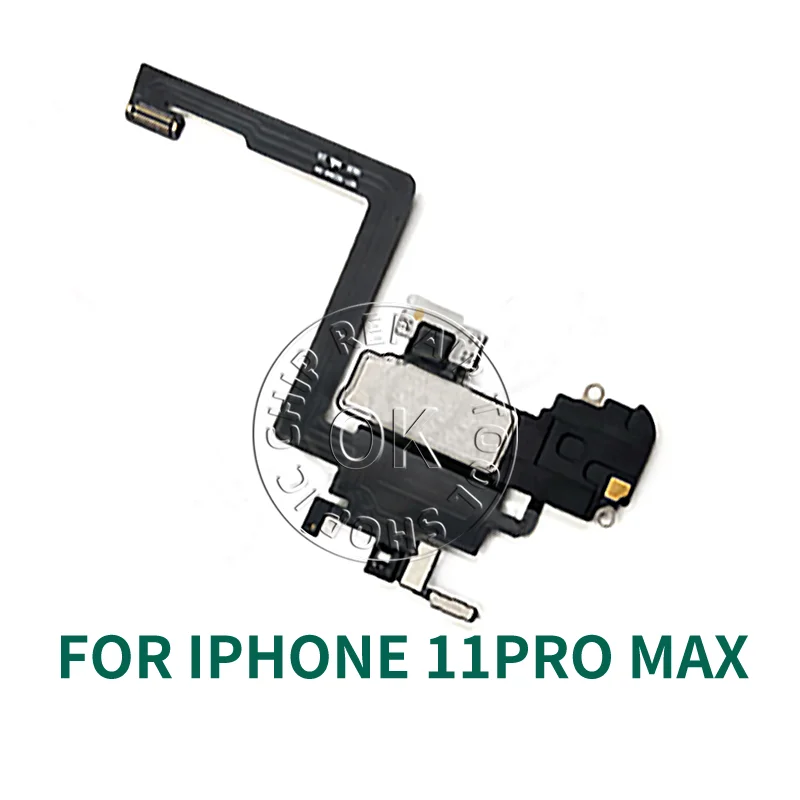 Original Ear Earpiece Flex Cable For iPhone X XR Xs 11 11 Pro Max Sensor Proximity Small Earphone Ear Speaker with Phone Face ID image 6