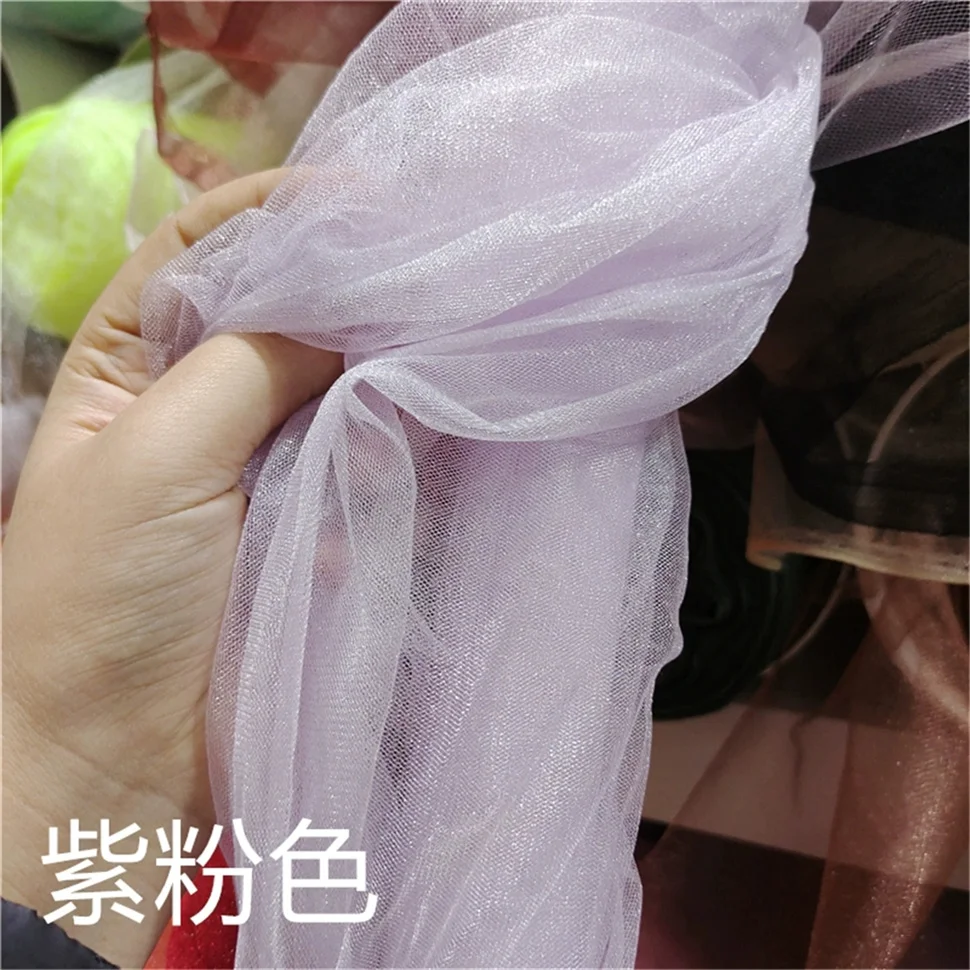 JZQ Роскошная многоцветная блестящая кружевная ткань из тюля и сетки для выпускного платья и вечернего платья, ткань на подкладке свадебного платья