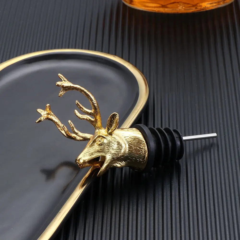 Party Supplies Christmas Ornament Unique Stag Kitchen Accessories Wine Aerators Wine Pourer Bottle Stoppers