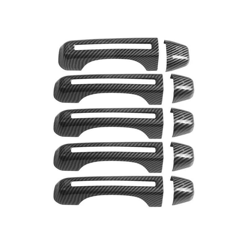 ABTJ-Car Exterior Accessories For Jeep Wrangler JL 2018-2026- Tailgate Handle Cover& Door Pull Shell Car Door Handle Cover