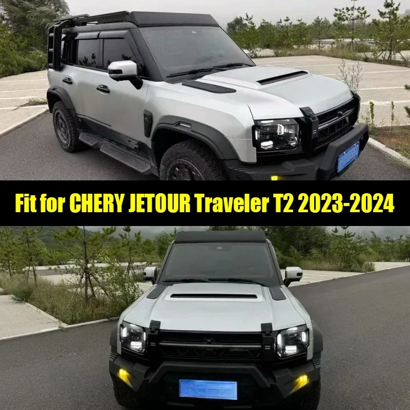 

New! Car Front Hood Integrated Hood Suitable for CHERY Jetour Traveller T2 2023 2024 JMK Official Modified Auto Exterior Accesso