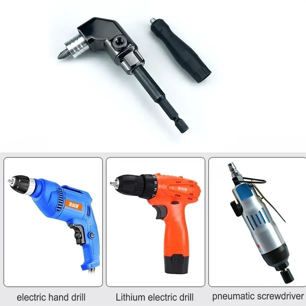 New Alloy Steel Power Tool Parts Self-Locking Grinding Accessories Bit Corner Black Electric Screw Driver Driver Tools