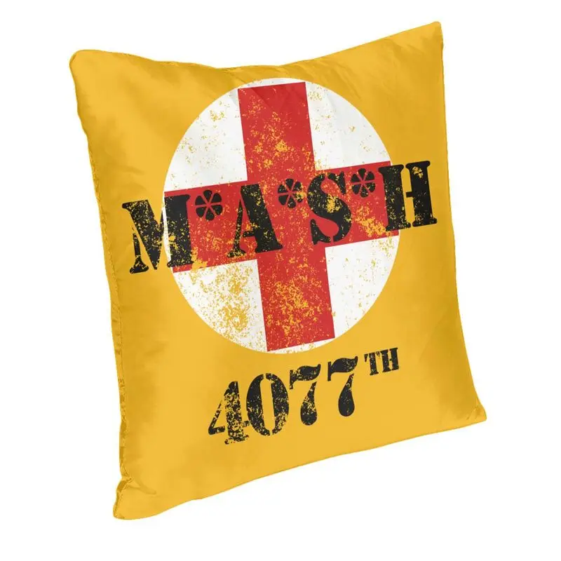 Modern Vintage Mash 4077th Logo Cushion Cover Large Polyester Throw Pillow Case for Living Room Sofa Car Pillowcase Dakimakura