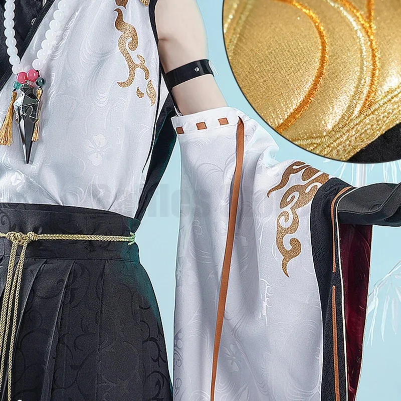 Антикварный костюм yiyi Genshin Impact, кимоно, униформа, обувь, парики, ботинки, косплей, аниме, игра, китайский Сяо, Хэллоуин