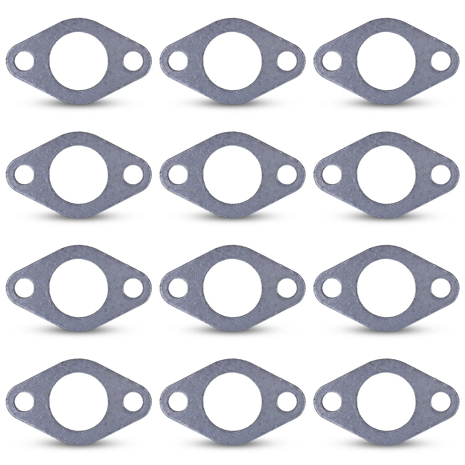 12 x Junta de Fixação do Silenciador de Escape para Motores Honda GX390 GX340 e Motores de Combustão 4 Tempos Chineses 188F 11hp-13hp