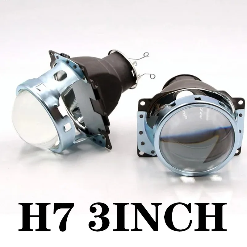 

3.0 Inch Q5 H7 Single Beam Projetor Bi LED Lens HID Xenon Headlight Universal Test Replacement Auto Front Lamp for Vehicle Light