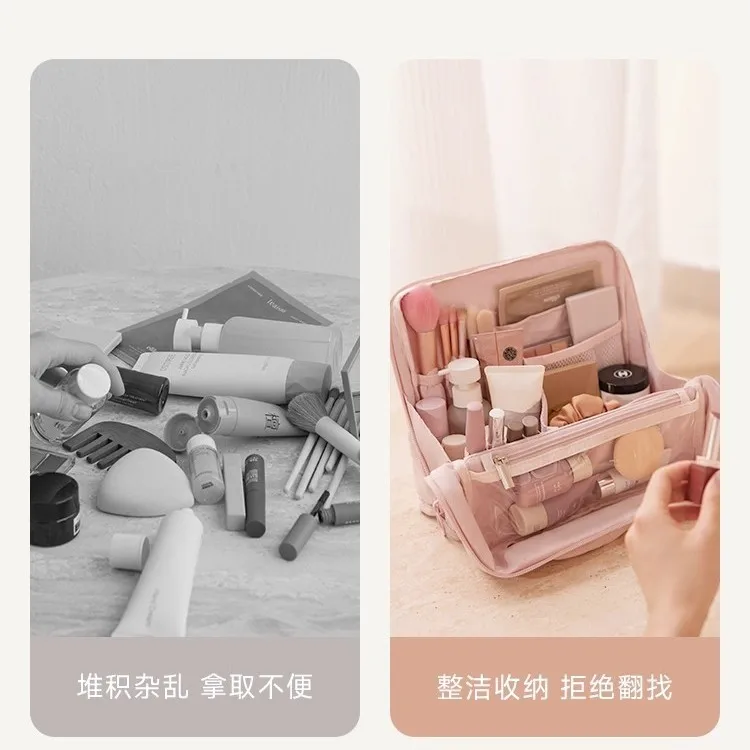 Cosmetic Bag Large Capacity Portable Portable Go Out Portable Storage Bag Waterproof High Value Layered Compartment Toilet Bag
