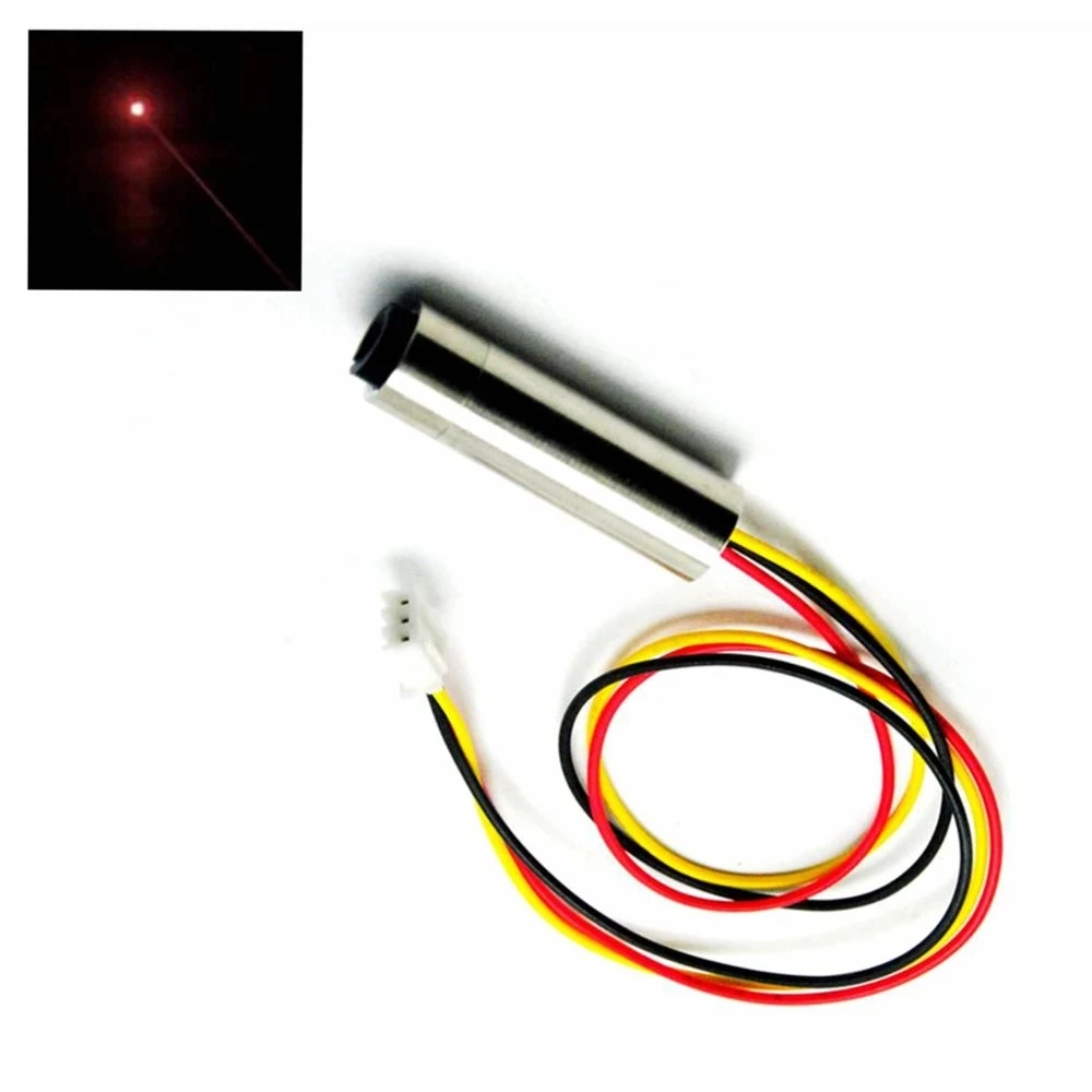 

650nm 10mW Focusable Red Laser Diode Dot Module /TTL 0-15KHz