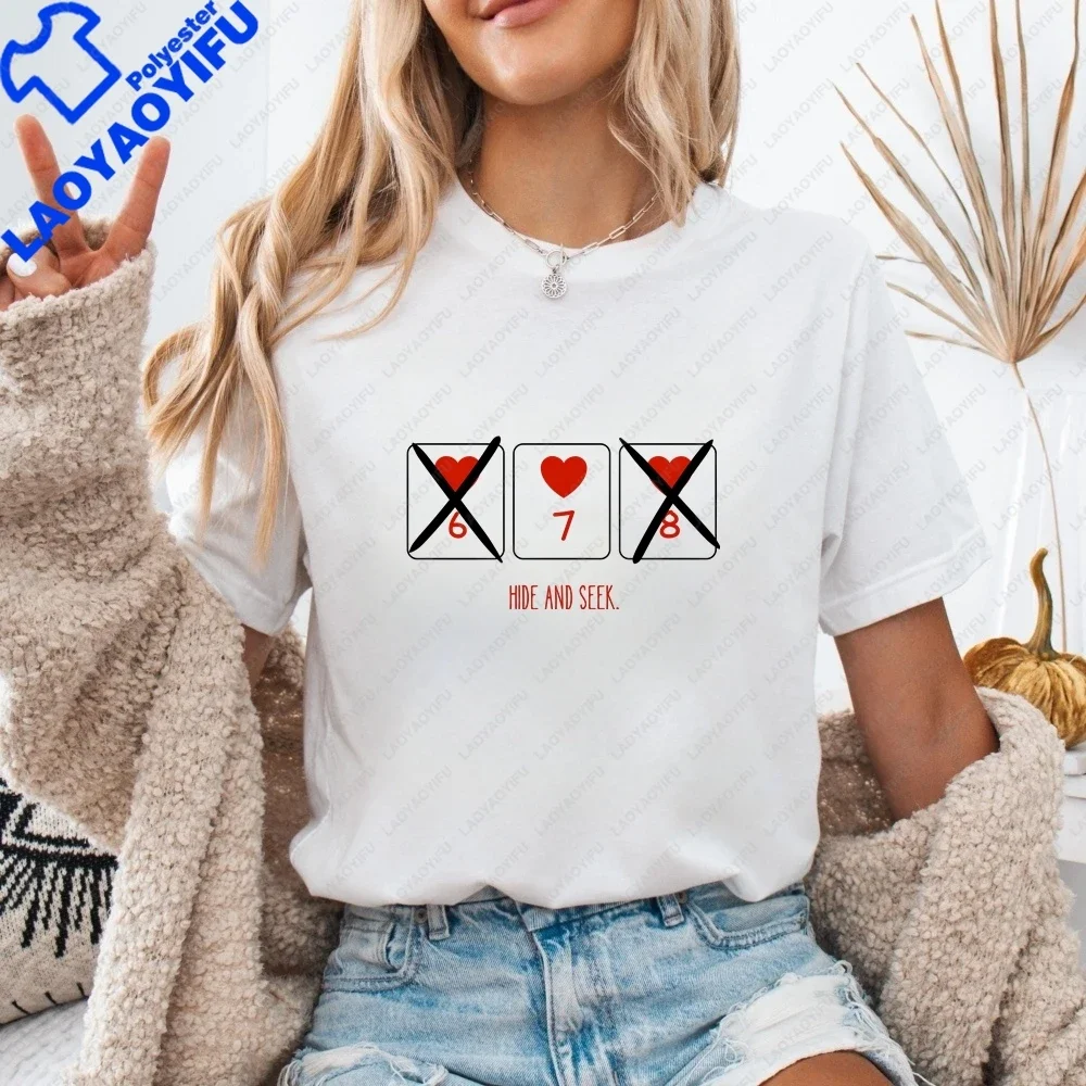 New Alice in Borderland lucky shirt - short-sleeved, suitable for both men and women, large-sized t-shirt with pattern