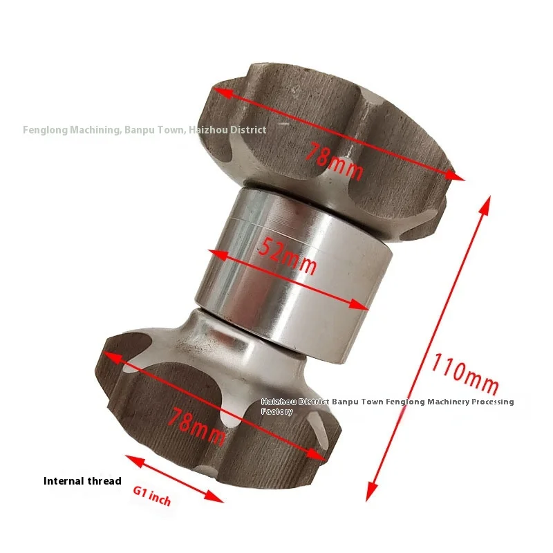 High-pressure 1-inch stainless steel nozzle can effectively remove sewer pipes and damage hard cement grease