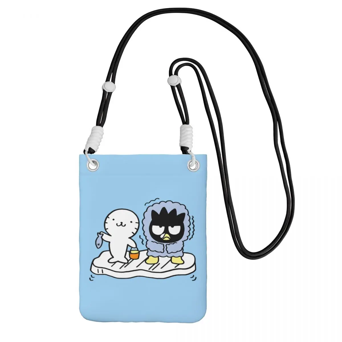 

Custom BADBADTZ-MARU Carry A Mobile Phone Bag Diagonally Men Women Cool Cartoon Mobile Phone Bag for Traveling Phone Money Pouch