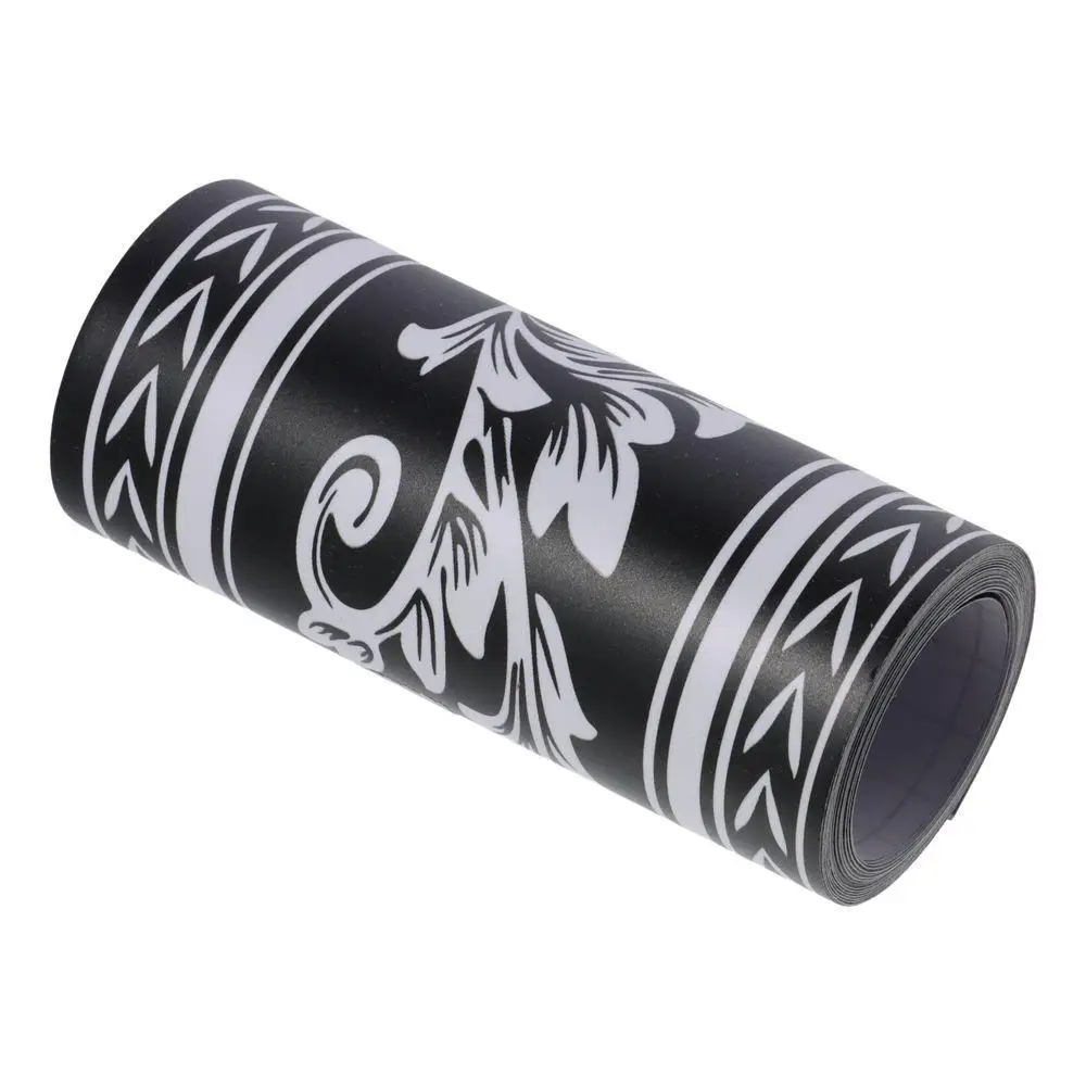 ورق حائط بحواف عصي وقشر زهور ، غطاء حائط من كلوريد البولي فينيل ، تصميم عتيق لغرفة النوم ، المطبخ ، ديكور ملصق البلاط ، 5 أمتار