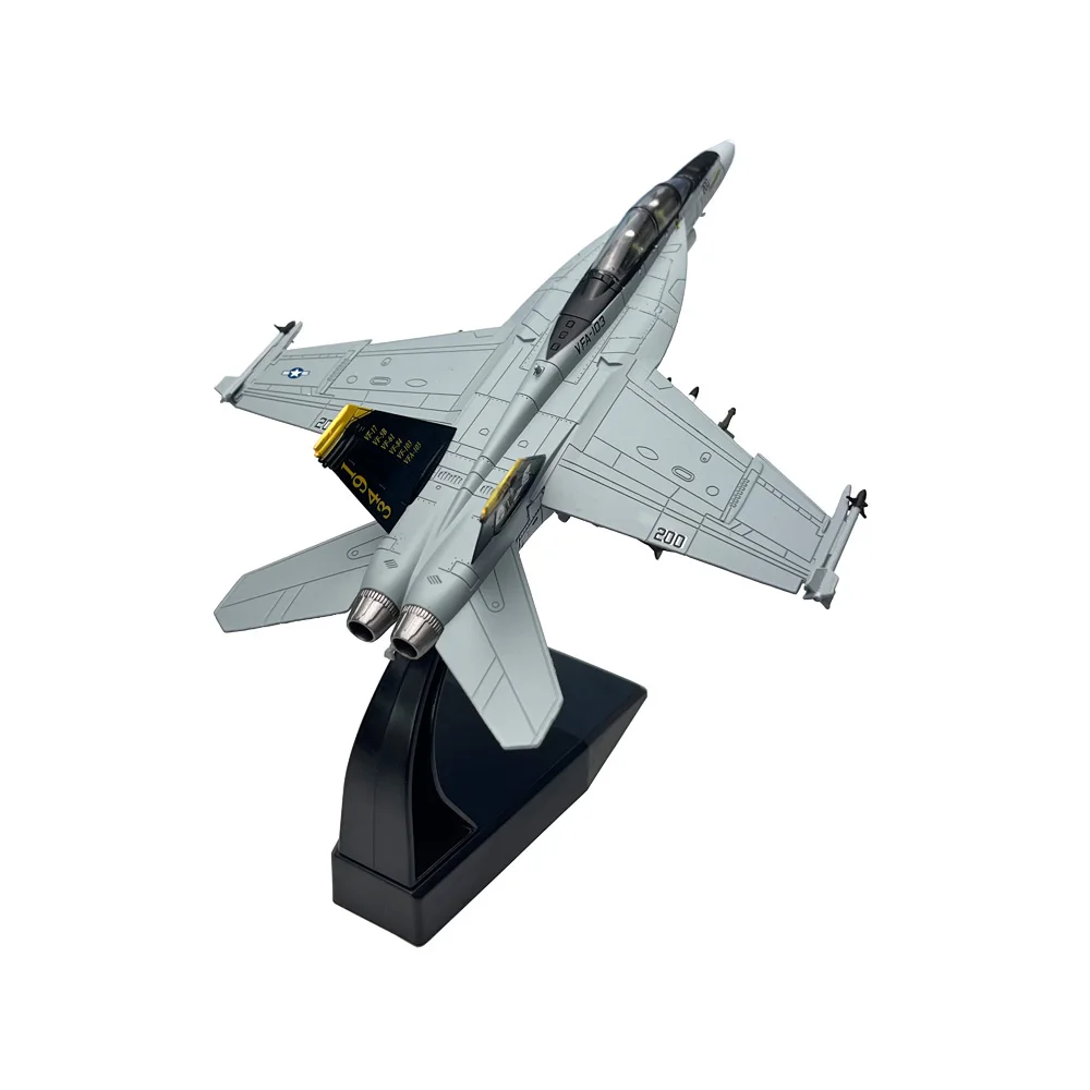 Super Hornet Strike Fighter Plane Toy, 1:100 Escala, F-18, F18, VF103, Aviões a Jato, Metal Militar, Modelo Diecast, Coleção Presente