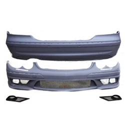 Resin Front Rear Bumper for Mercedes Benz CLK Class W209 CLK200 CLK280 CLK300 CLK350 04-06 Convert AMG Kit Auto Accessories