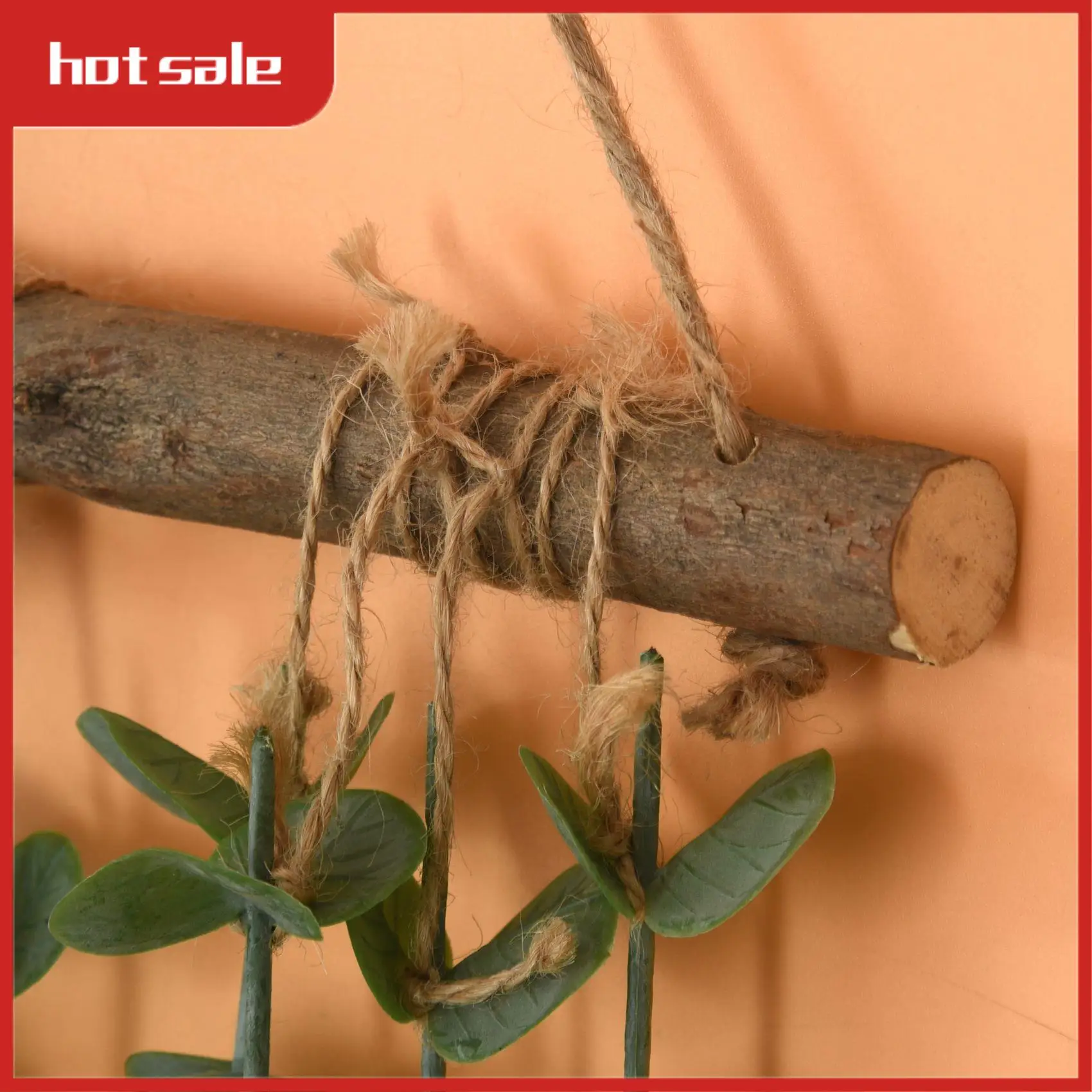 

A33R-Artificial Eucalyptus Wall Hanging Decor-Fake Eucalyptus Leaves Greenery Farmhouse Rustic Wall Hanging For Wedding