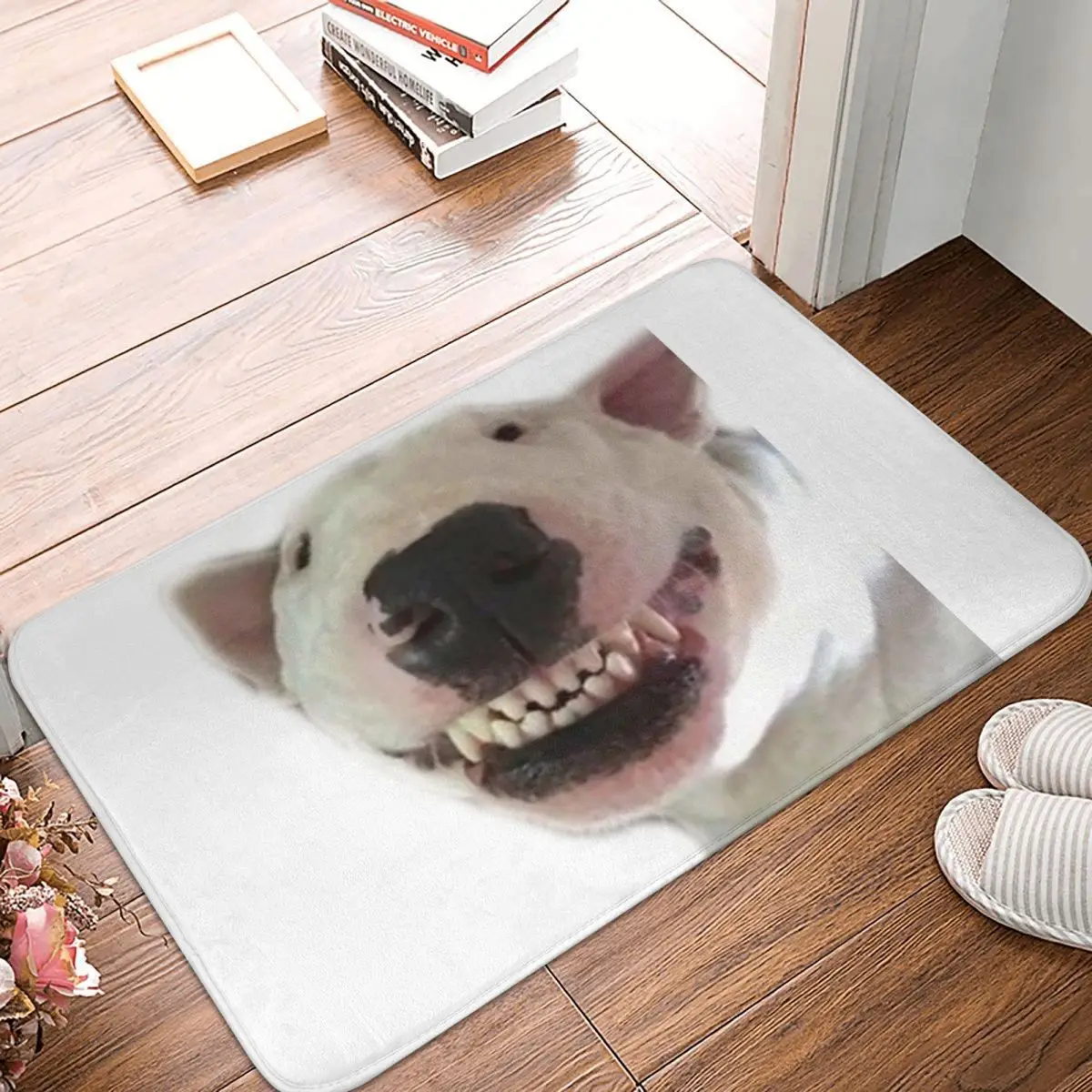 Staffordshire Bull Terrier Dog Walter V3 Non-slip Doormat Floor Mat Carpet Rug for Kitchen Entrance Home Balcony Footpad Mats