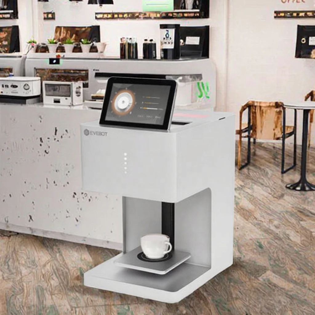 STLF JW Selfie القهوة لاتيه الفن طابعة الصالحة للأكل خرطوشة حبر ثلاثية الأبعاد الغذاء النافثة للحبر نمط كعكة الزبادي منديل المشروبات لوحة