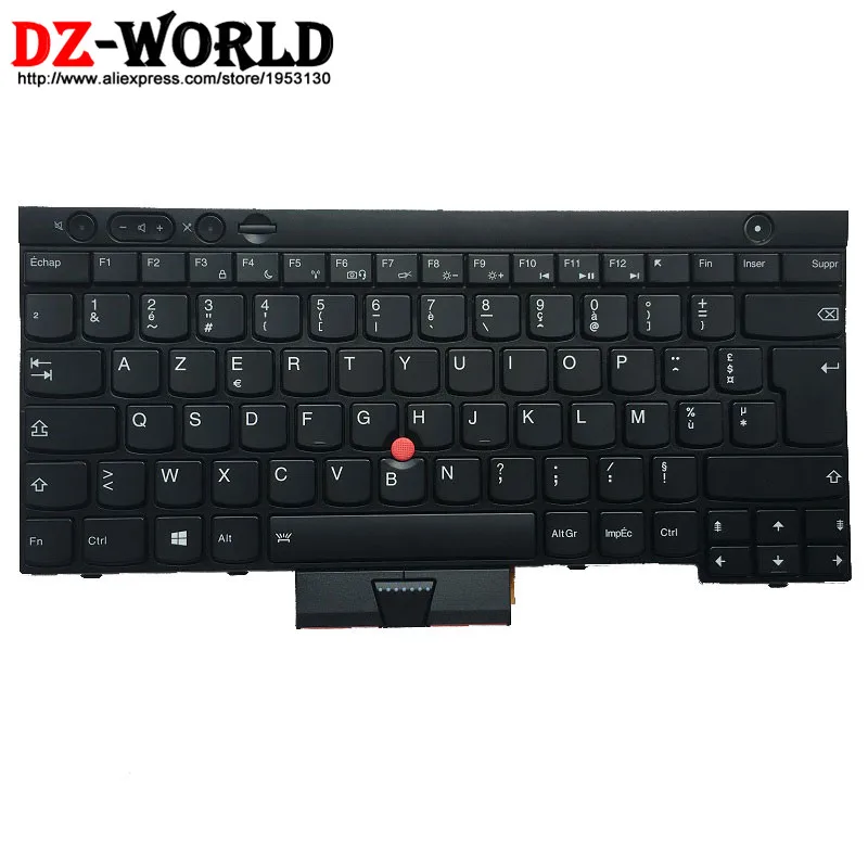 Azerty FR French Backlit Keyboard for Lenovo Thinkpad T430 T430S T530 W530 X230 Tablet i Laptop 04X1251 04X1364 04Y0539 04Y0650