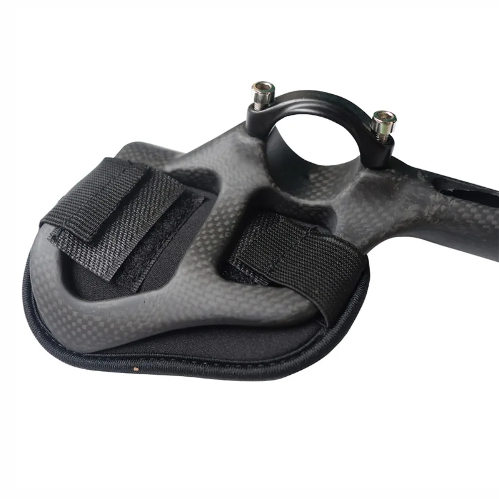 مقود TT للطرق والدراجات الجبلية من ألياف الكربون بالكامل، مقود تروس ثابت، مقود مساعد منفصل، مقود مسند #4