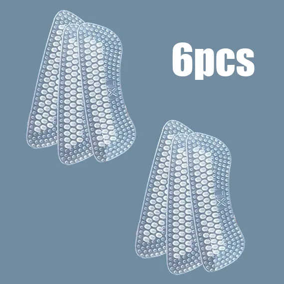 6PCS Gel Heel Pads for Women and Men Heel Cushions Inserts to Make Loose Shoe Fit Heel Grips Protectors Prevent from Blisters Pain