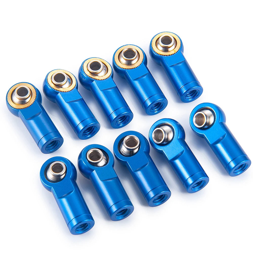 Axspeed 10pcs Metall m3/m4 Link Spurs tange nkopf Kugelgelenk enden für axiale scx10 d90 tamiya cc01 rc Auto Boot Flugzeug DIY Teile – Detail 11