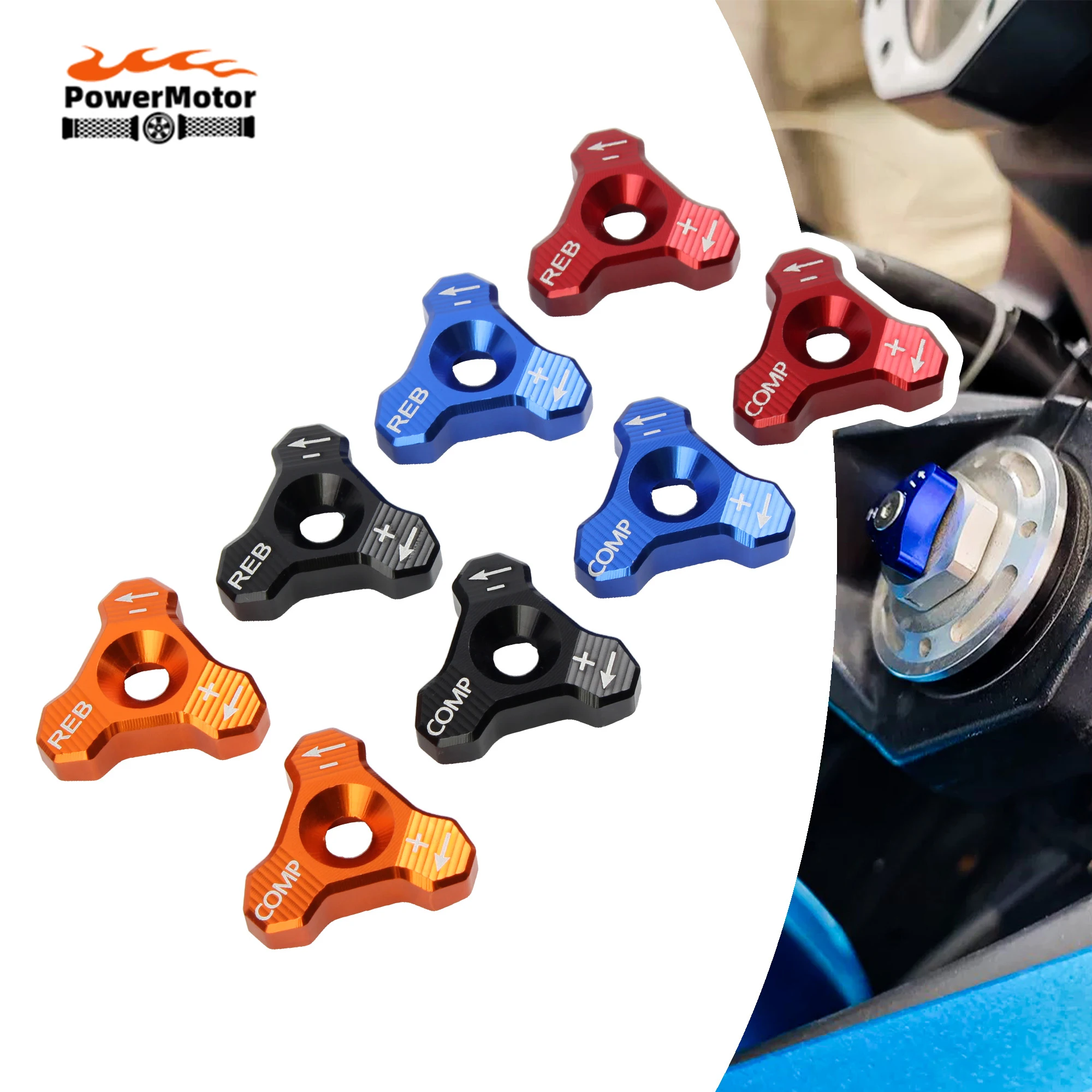 

Enduro Motocross CNC WP 48MM Front Fork Knob Adjuster For KTM SX SXF XC XCF XCW XCFW EXC EXCF MXC SMC Adventure Universal Parts