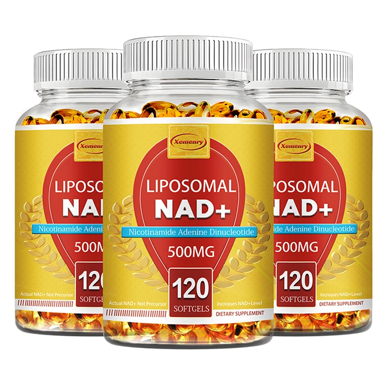 Liposomal NAD+ Capsules - Anti-aging, Replenish Energy, Enhance Focus, Support Cellular Health