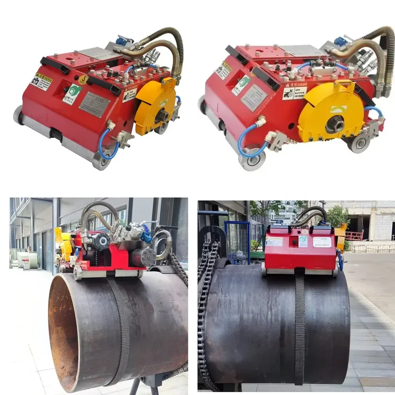 for Hydraulic Automatic Walking Crawling Pipe Cold Cutting Beveling Machine Suitable for Metal Pipes of Various Diameters