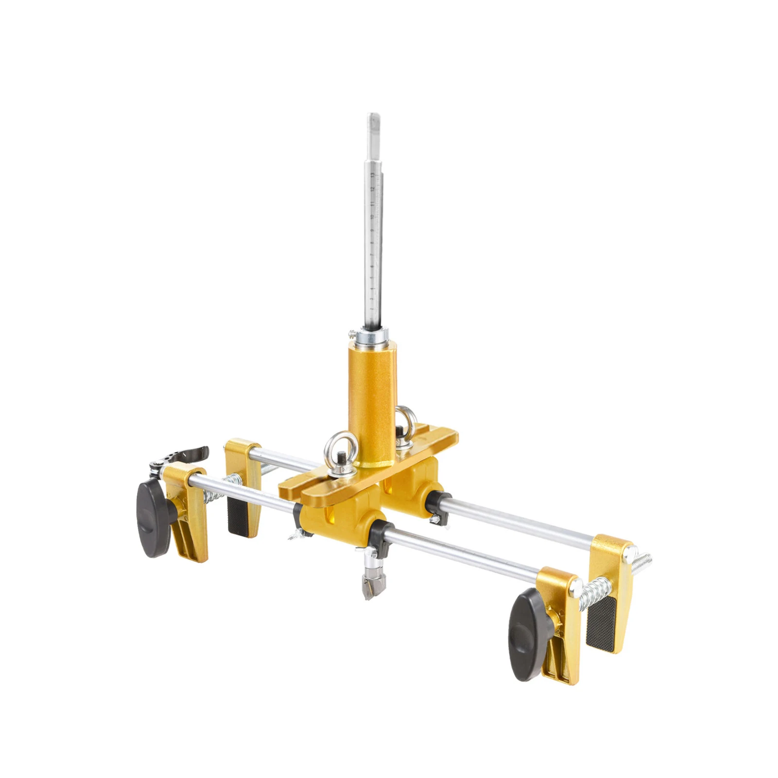 

Wooden Door Mortising Machine, Door Mortise Jig with Tungsten Steel Bits, 1.38-3.94in Door Thickness