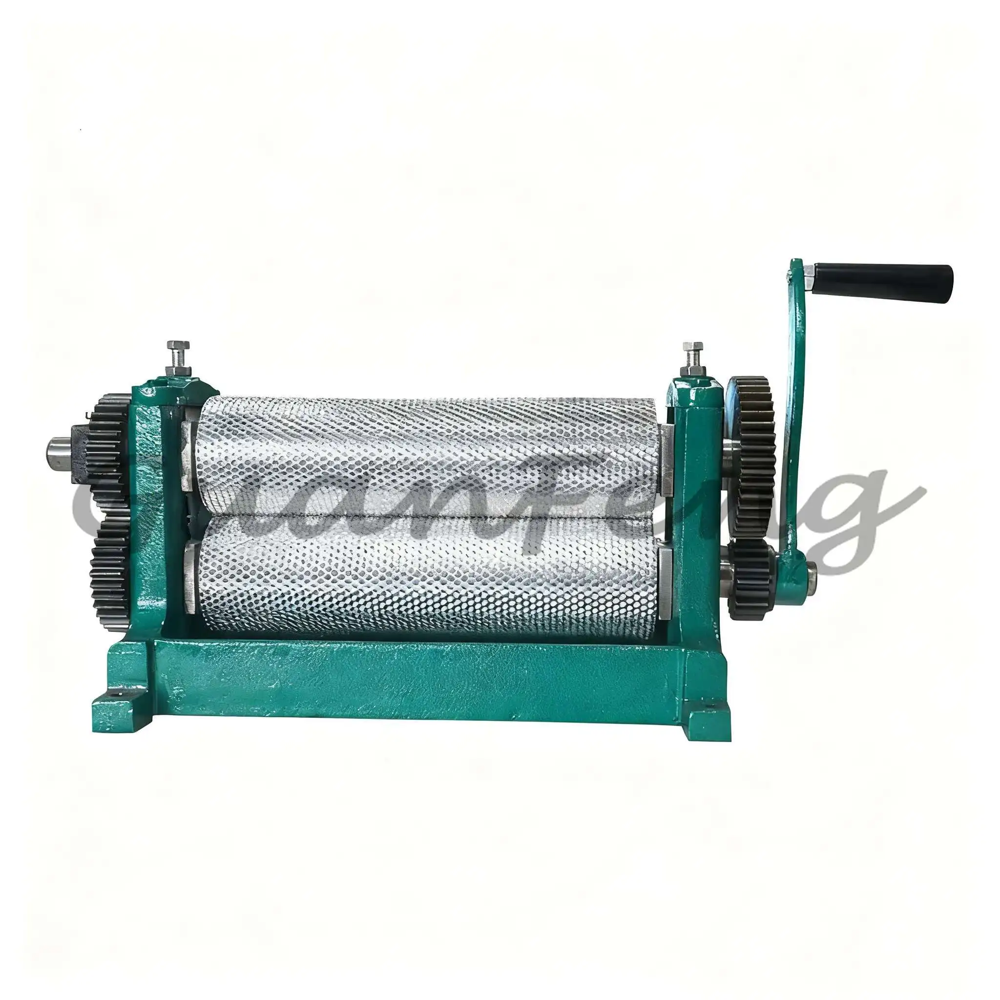 220V Metal Bee Wax Embossing Roller Machine, Beeswax Foundation Stamp Press Stamper for Beekeeping Husbandry