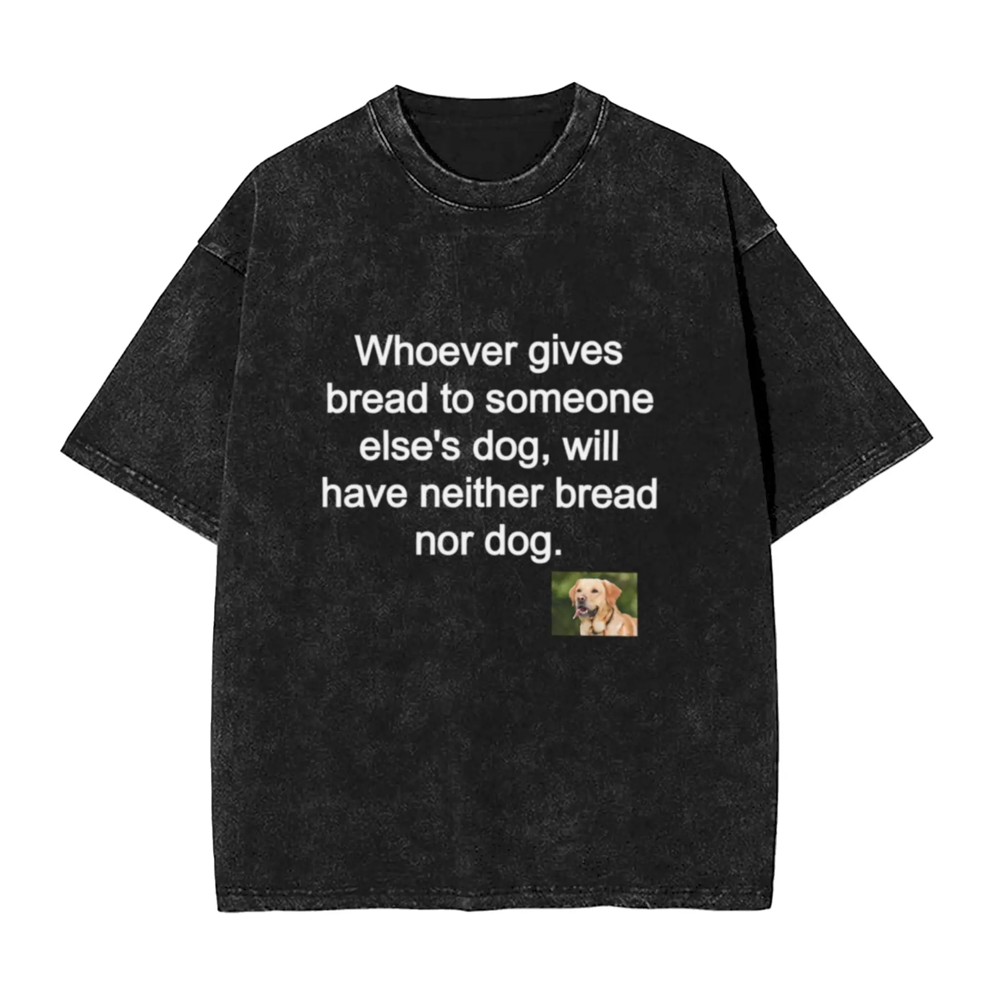 Another s Dog Unique Trendy A Washed T Shirt Men's Oversized Cotton Tees Tops