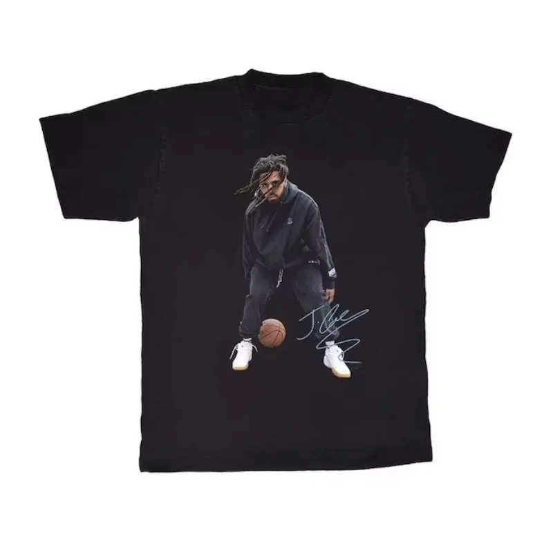 J Cole Merch 2026 Unisex T-shirt Men Short Sleeve Tops fashion Tee Clothes Causal Y2K Tops