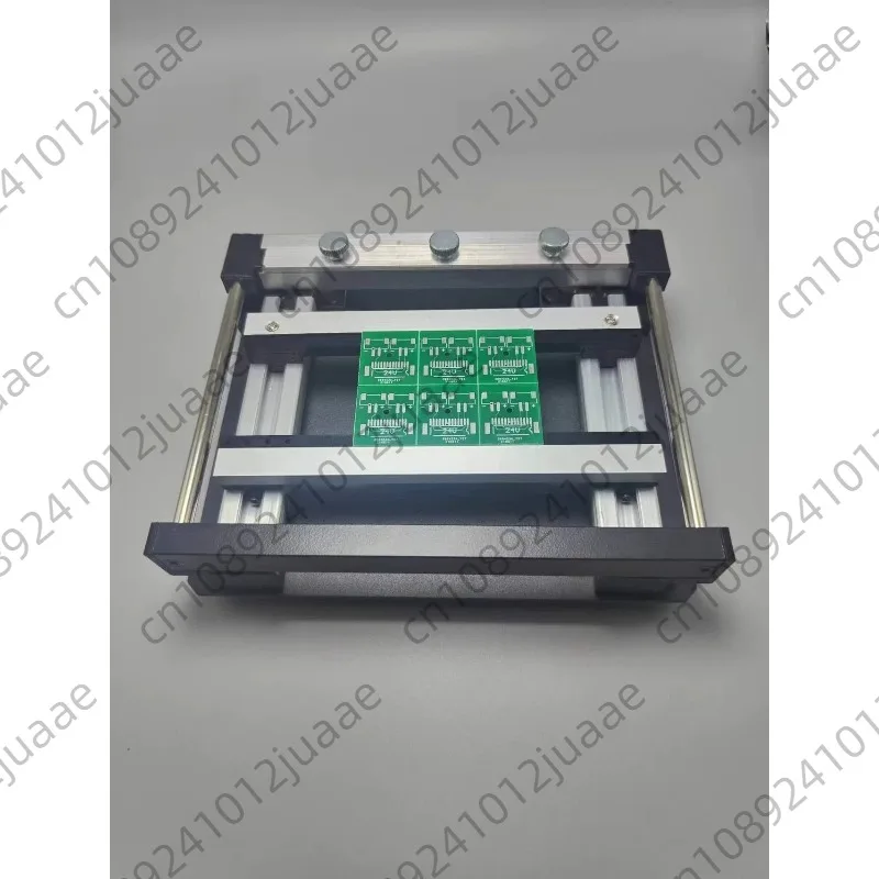 10X10cm20X20cm PCB steel mesh solder paste printing table SMT solder paste printing manual small and micro mesh printing machine view 6