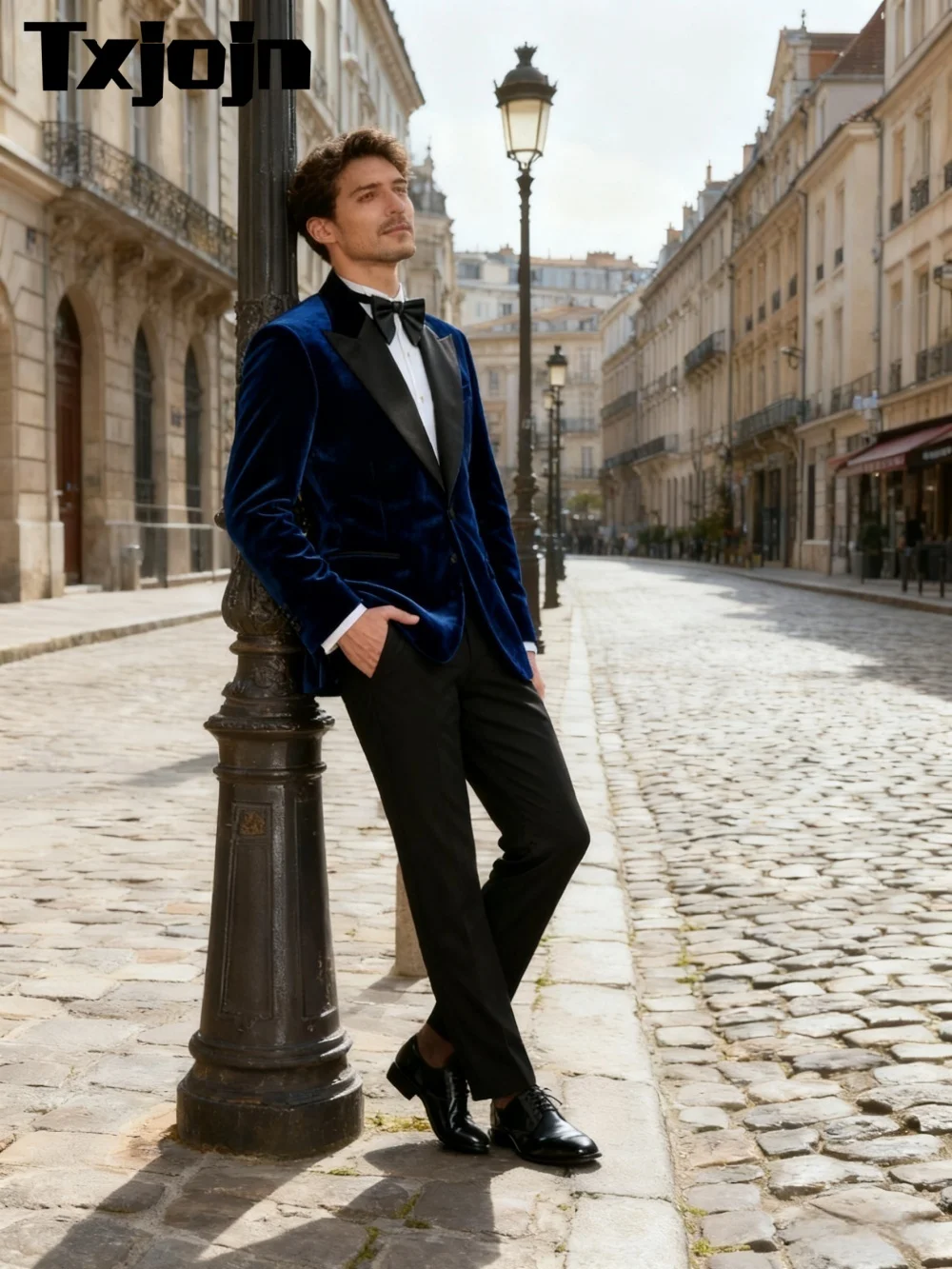 

Formal Notched Lapel Men Suit Set 2PCS 2026 Luxurious Velvet Men's Tuxedos Suit Slim-Fitting Office Suit Men For Groom Suit Cust