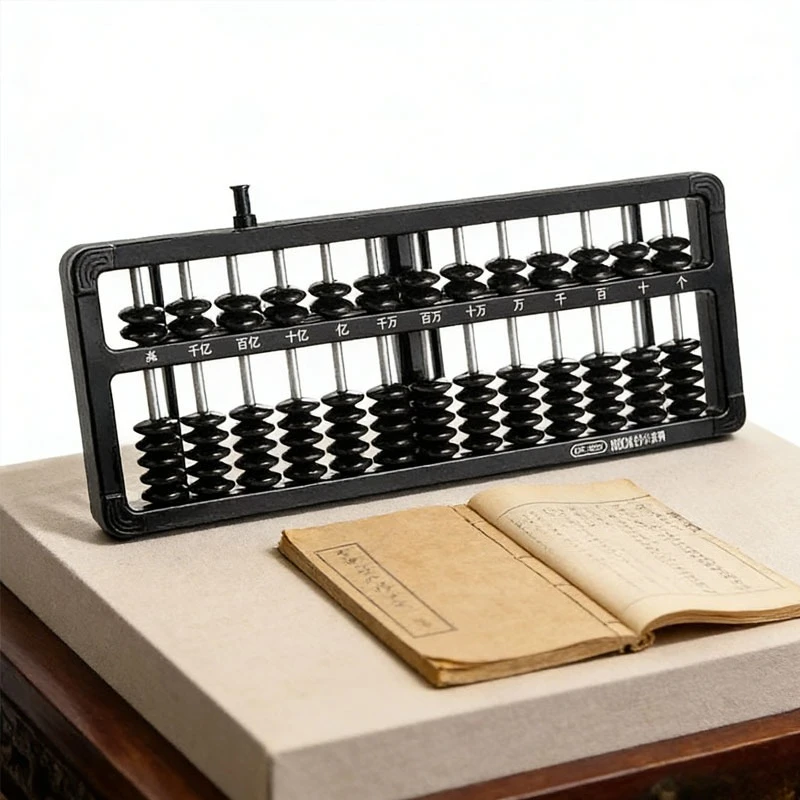 Math Abacus 7 Beads 13 Rows Kid Learning Math Arithmetic Chinese Traditional Abacus Educational for Children Calculation Tools