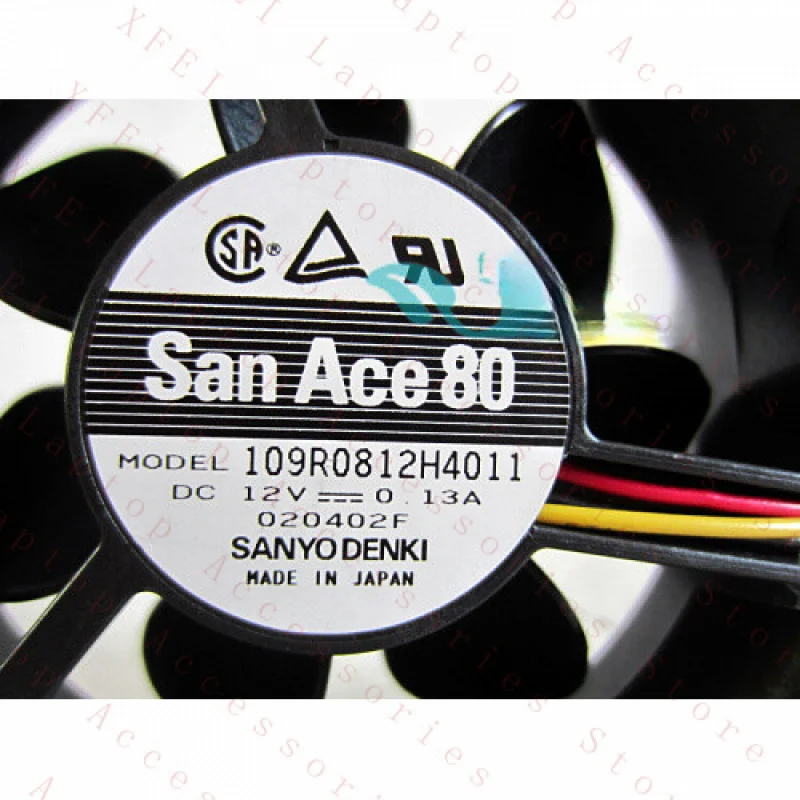 

D 1PC FOR Sanyo 109R0812H4011 Cooling Fan 8CM 8025 12V 0.13A 3-wire