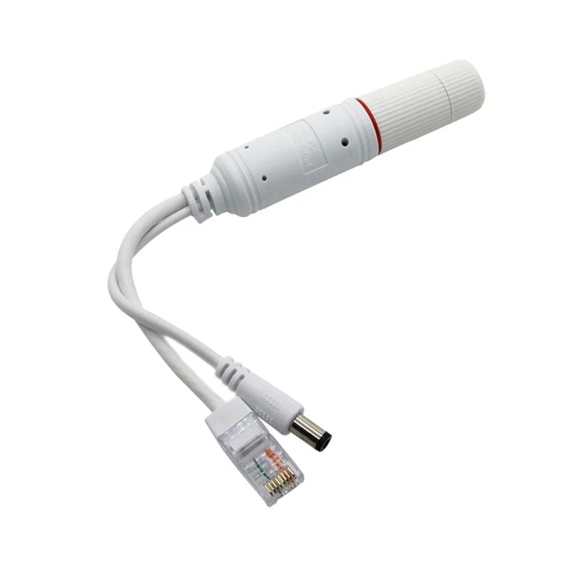 

652F Active 48V to 12V Waterproof PoE Splitter, IEEE 802.3af 10/100Mbps Power Over Ethernet Splitter Adapter for IP Camera